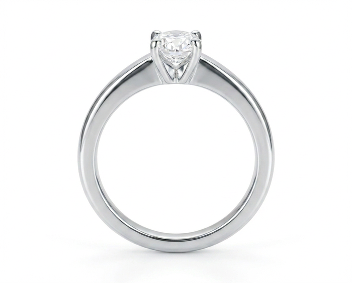 Esencia Radiante · Anillo con moissanita en plata 925 — SilverShine (vista 3)