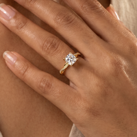 Trío de Boda Lazo Eterno — Set Completo en Vermeil de Oro con Zirconia