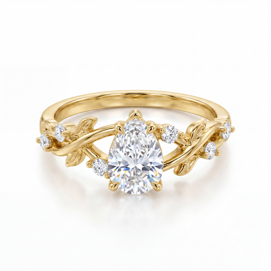 Rocío del Alba · Anillo de compromiso con moissanita — SilverShine
