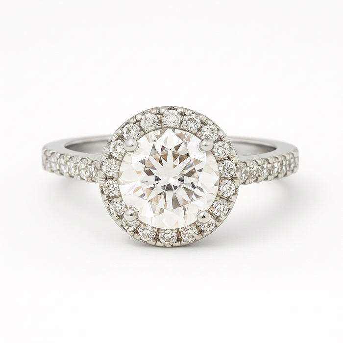 Anillo de compromiso Aura Infinita con circonia 1.5CT en plata 925 — SilverShine