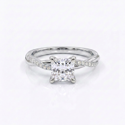 Lazo Eterno · Anillo Princess Twist en plata 925 — SilverShine